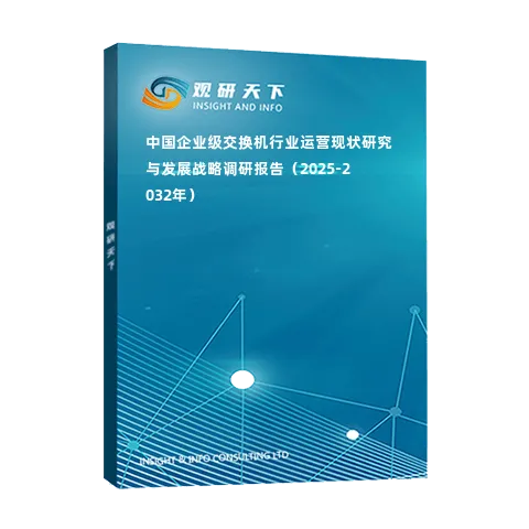 中國企業(yè)級交換機行業(yè)運營現(xiàn)狀研究與發(fā)展戰(zhàn)略調(diào)研報告（2025-2032年）